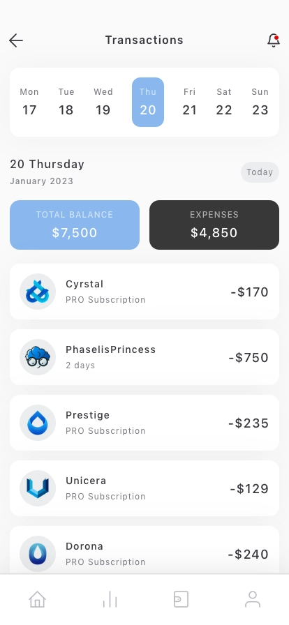 Smart Banking Mobile App UI Kit - Screenshot 2