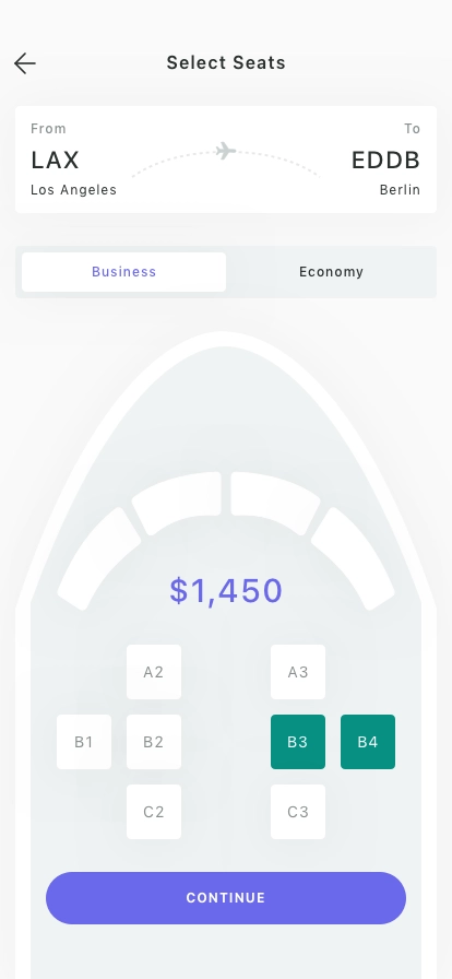 Flight Ticket Mobile App UI Kit - Screenshot 2