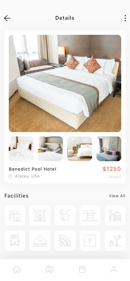 Hotel Booking Mobile App UI Kit - Screenshot 4