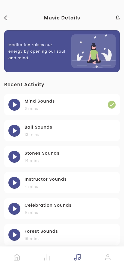 Yoga & Meditation Mobile App UI Kit - Screenshot 4