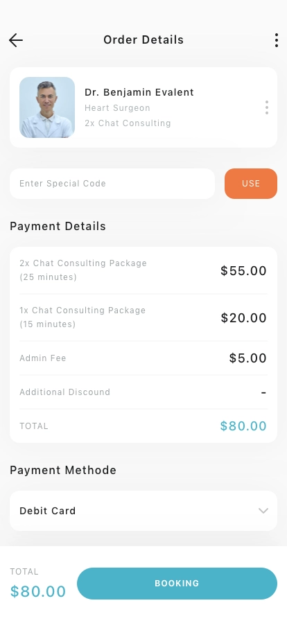 Medical Consultation Mobile App UI Kit - Screenshot 5