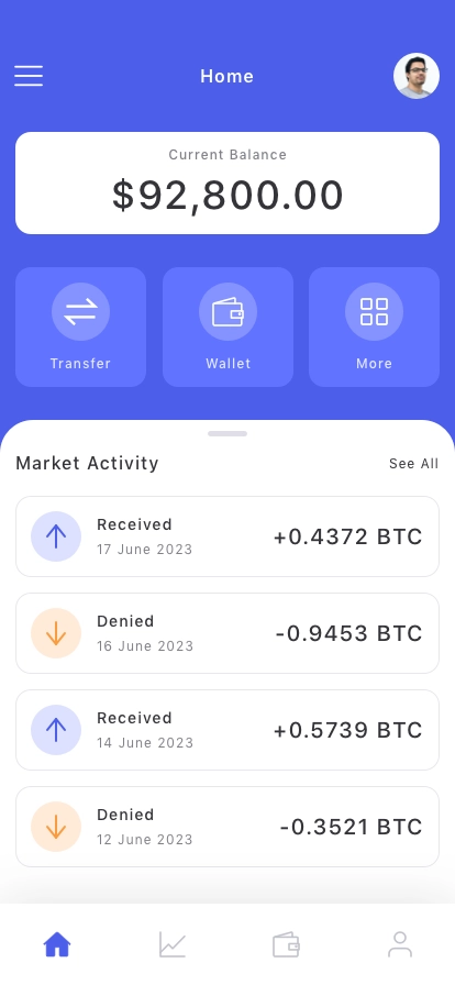 Personal Finance Mobile App UI Kit - Screenshot 2