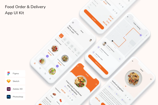 Food Order & Delivery App UI Kit