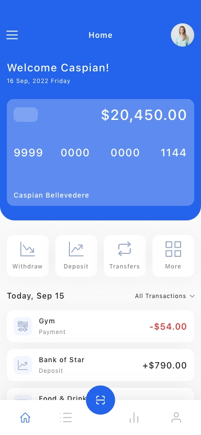 Fintech Mobile App UI Kit - Screenshot 1