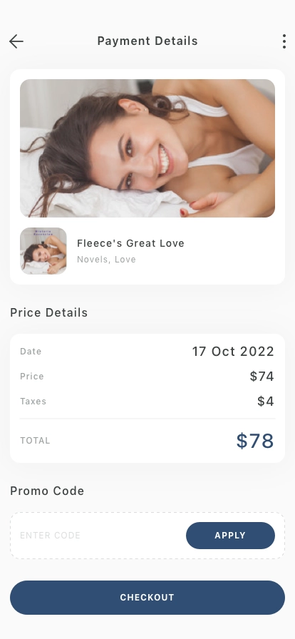 Book Store Mobile App UI Kit - Screenshot 5