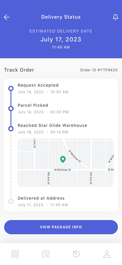 Shipping Service Mobile App UI Kit - Screenshot 3