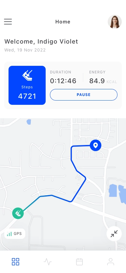 Health Track Mobile App UI Kit - Screenshot 2