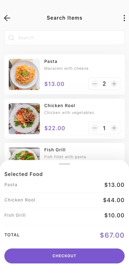 Food Ordering Mobile App UI Kit - Screenshot 2
