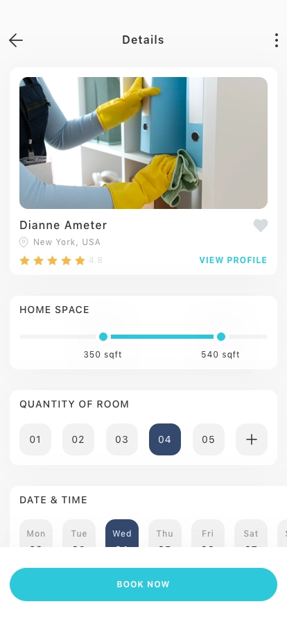 Home Service Mobile App UI Kit - Screenshot 4