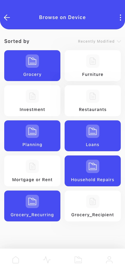 Expense Planning Mobile App UI Kit - Screenshot 3