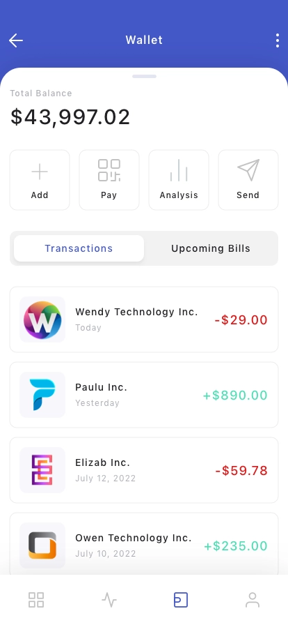 Expense & Income Manager Mobile App UI Kit - Screenshot 4