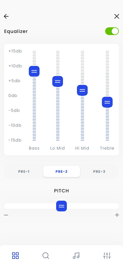 Sound Systems & Equalizer Mobile App UI Kit - Screenshot 3