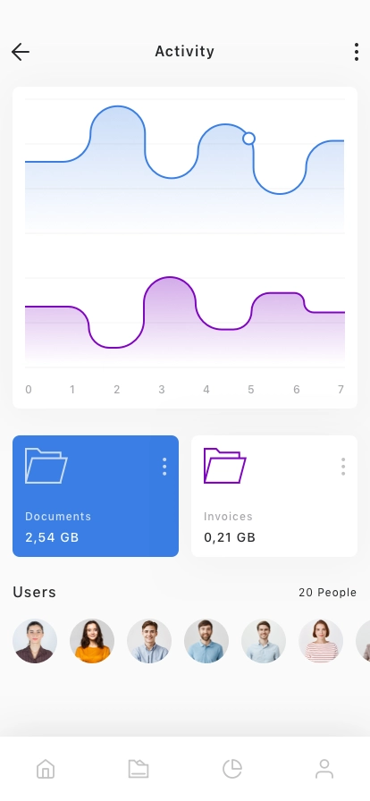 Cloud Storage App UI Kit - Screenshot 5