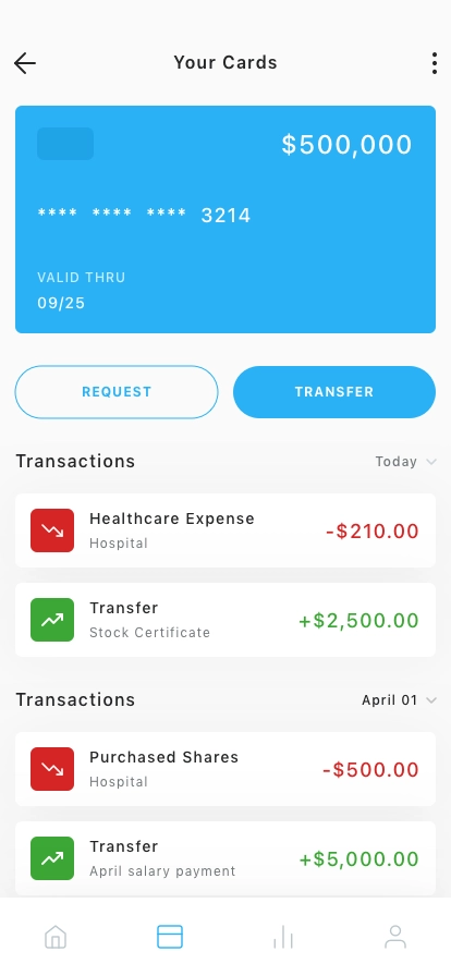 Personal Banking App UI Kit - Screenshot 2