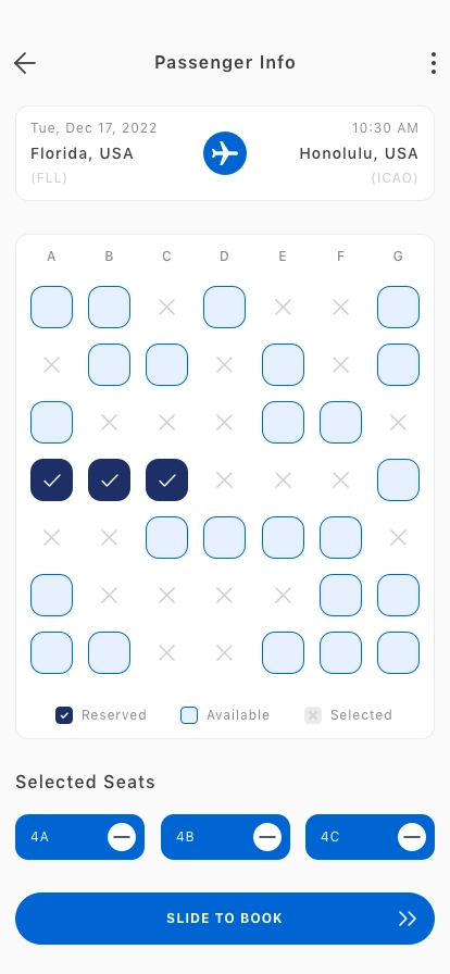 Flight Booking Mobile App UI Kit - Screenshot 4