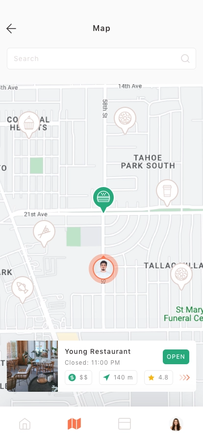 Food & Drink Delivery App UI Kit - Screenshot 2