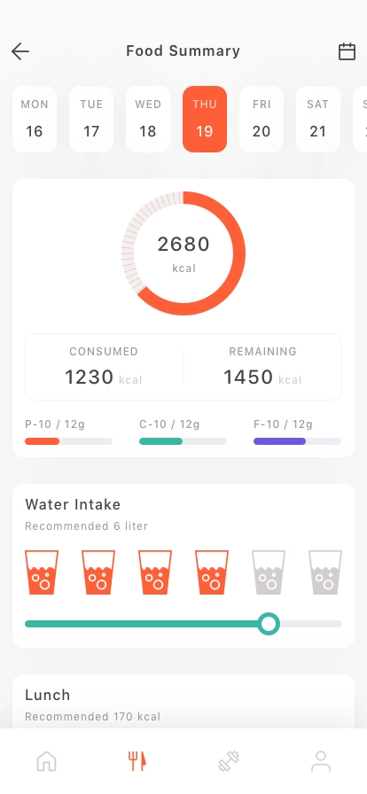 Workout Tracker Mobile App UI Kit - Screenshot 2
