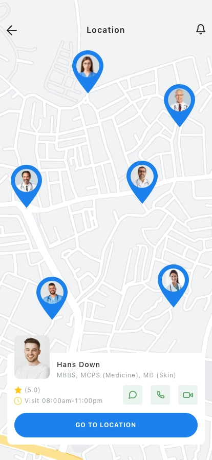 Medical Finder Mobile App UI Kit - Screenshot 3