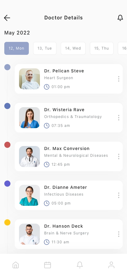 Hospital Appointments Mobile App UI Kit - Screenshot 4