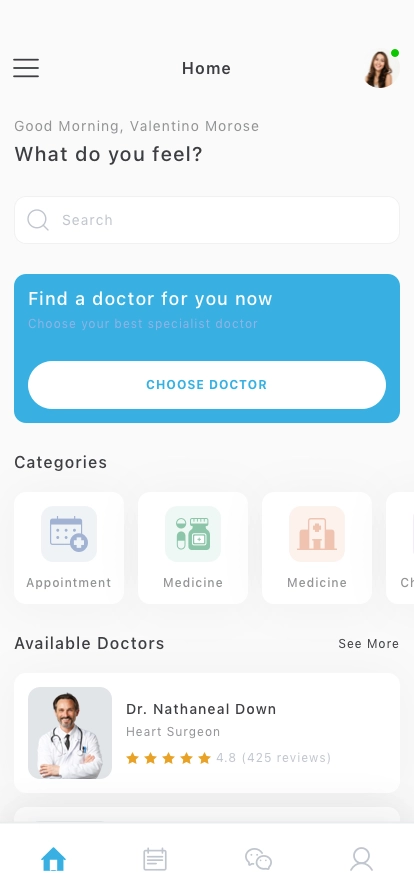 Medical Mobile App UI Kit - Screenshot 3