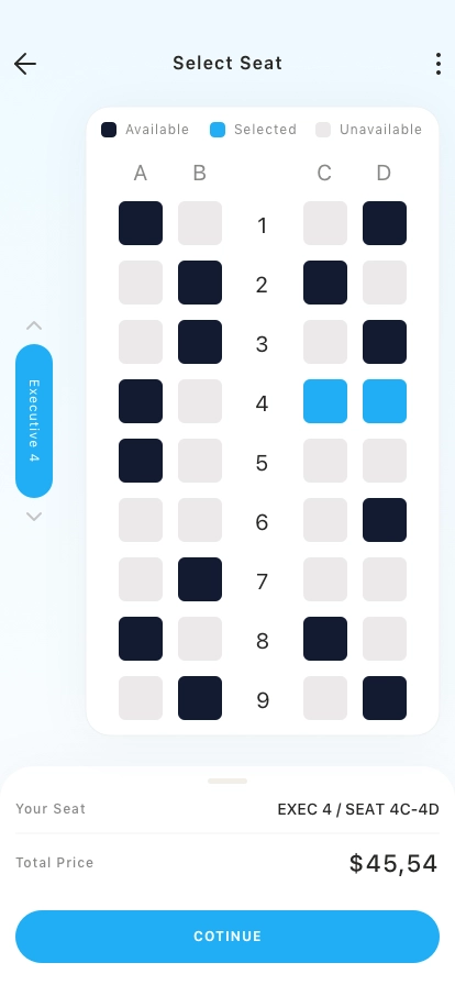 Train Booking Mobile App UI Kit - Screenshot 3