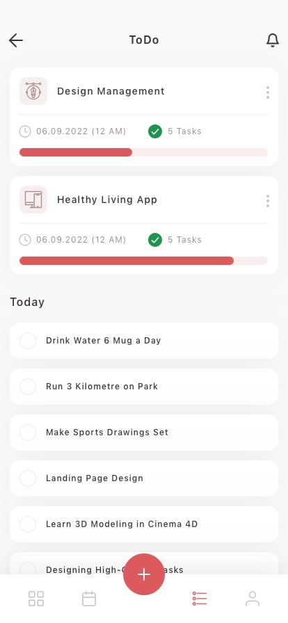 ToDo List Mobile App UI Kit - Screenshot 3