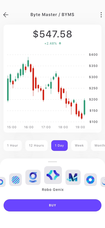 Investment Mobile App UI Kit - Screenshot 2
