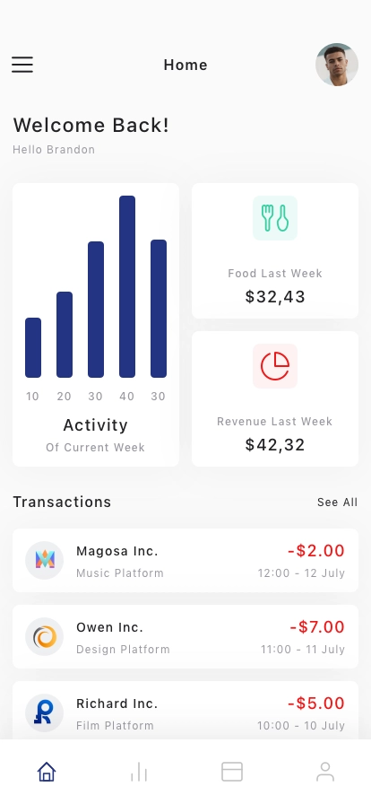 Financial & Investment Mobile App UI Kit - Screenshot 1