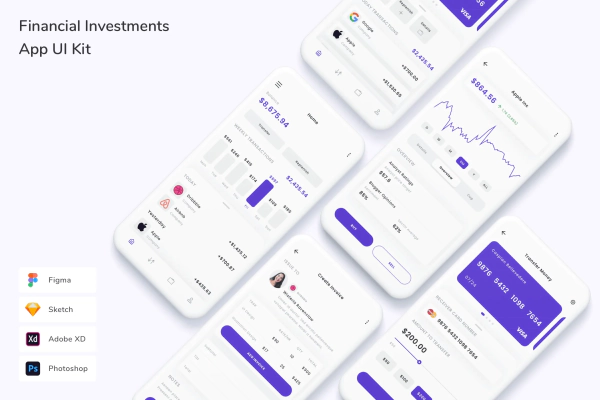 Financial Investments App UI Kit