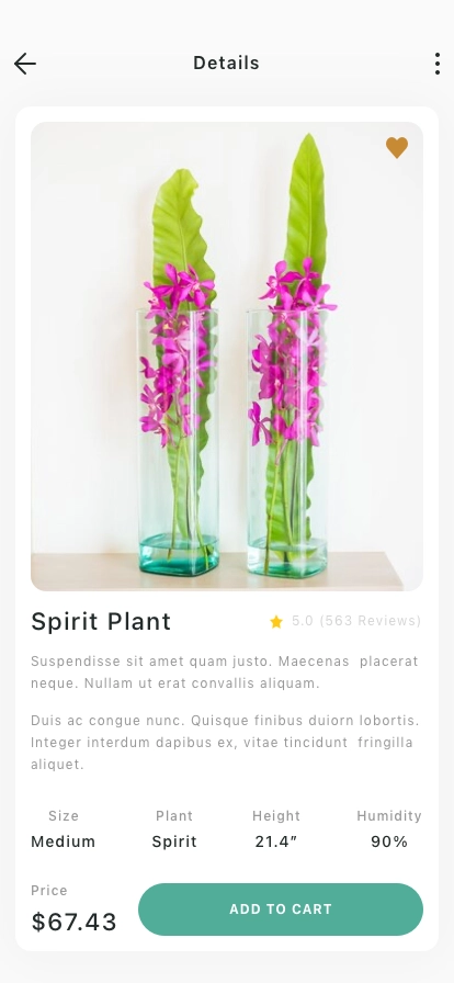 Plant Shop Mobile App UI Kit - Screenshot 3