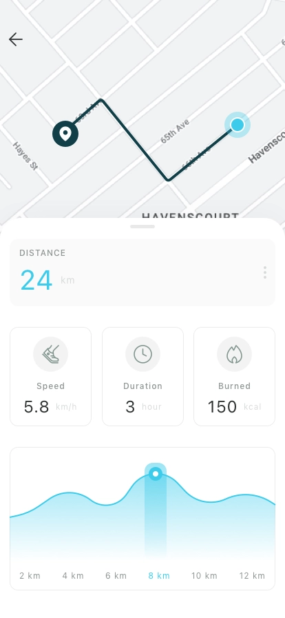 Health Fitness Tracking Mobile App UI Kit - Screenshot 4