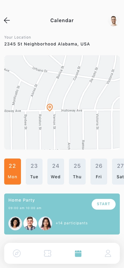 Event Finder Mobile App UI Kit - Screenshot 5