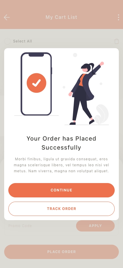 Food Ordering Mobile App UI Kit - Screenshot 4