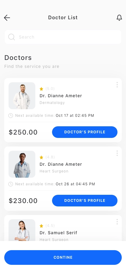 Medical Mobile App UI Kit - Screenshot 2