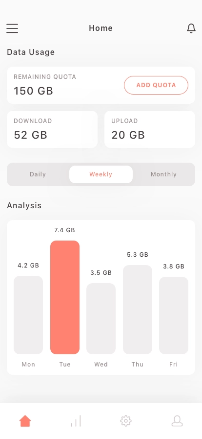 Speed Test & VPN Mobile App UI Kit - Screenshot 1