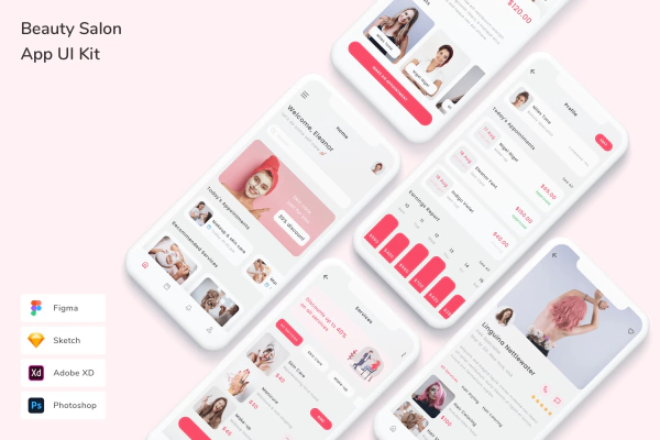 Beauty Salon App UI Kit
