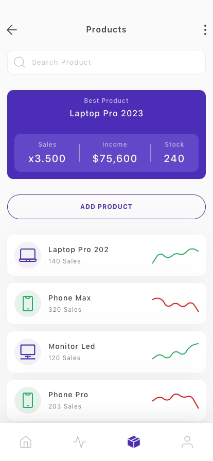 Sales Asistant Mobile App UI Kit - Screenshot 4
