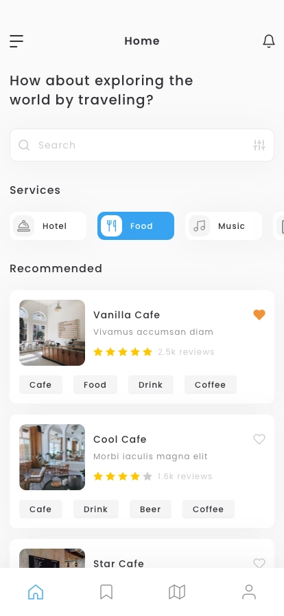 Traveling Mobile App UI Kit - Screenshot 1