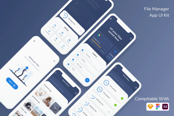 File Manager App UI Kit