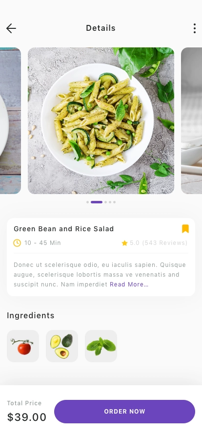 Food & Restaurant Mobile App UI Kit - Screenshot 3