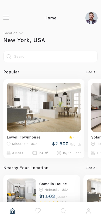 Real Estate Mobile App UI Kit - Screenshot 1