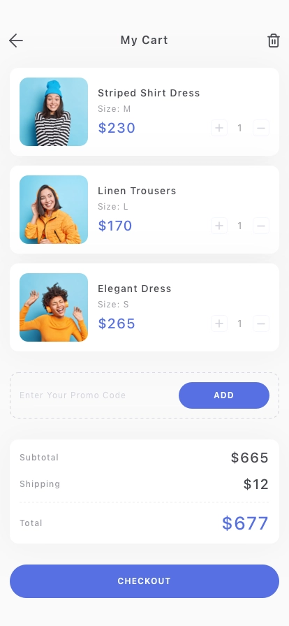 E Commerce Mobile App UI Kit - Screenshot 5