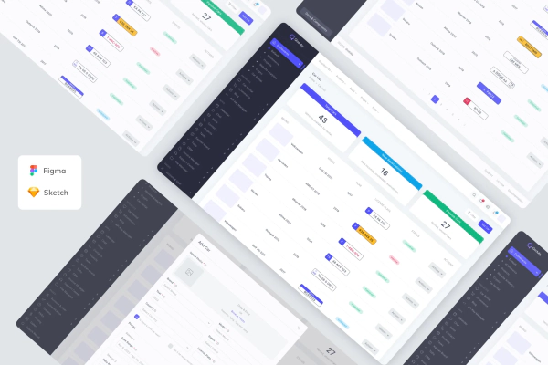Car Rental Admin Dashboard Template UI Kit