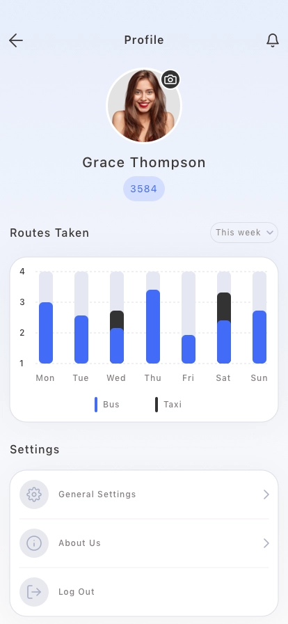 Public Transport Mobile App UI Kit - Screenshot 1