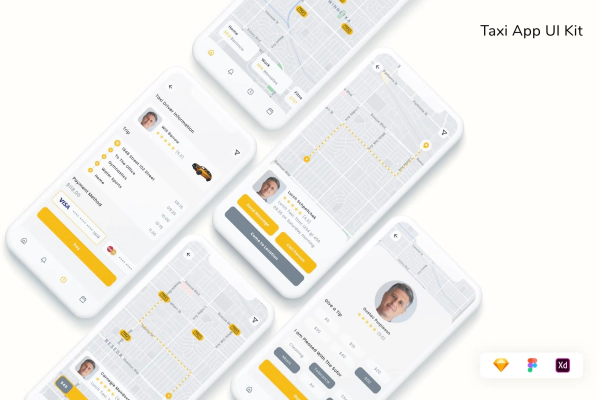 Taxi App UI Kit