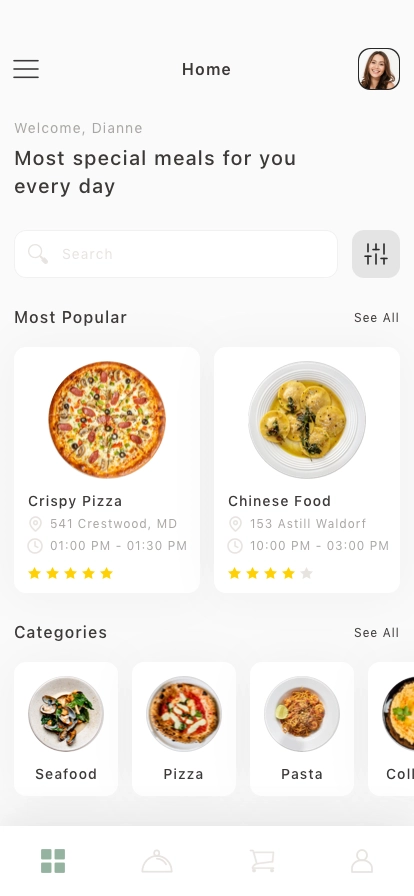 Food Delivery Mobile App UI Kit - Screenshot 1