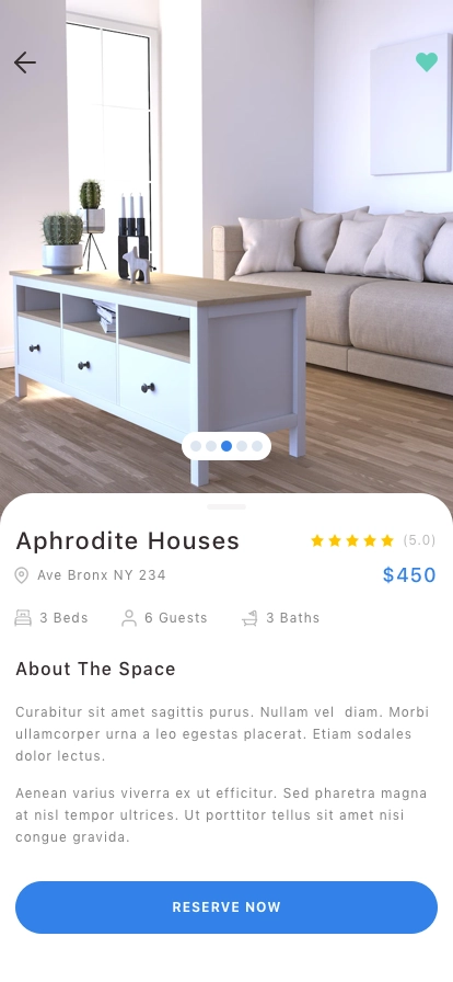 Hotel Booking Mobile App UI Kit - Screenshot 4