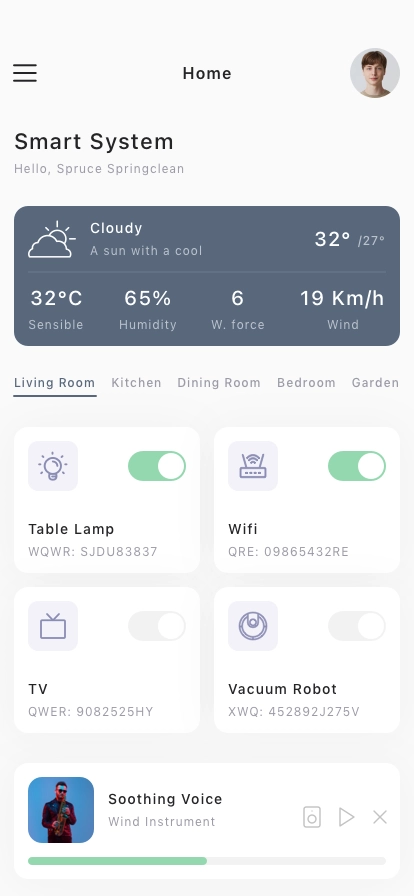 Smart Home Remote Mobile App UI Kit - Screenshot 3