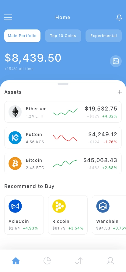Crypto Wallet Mobile App UI Kit - Screenshot 3