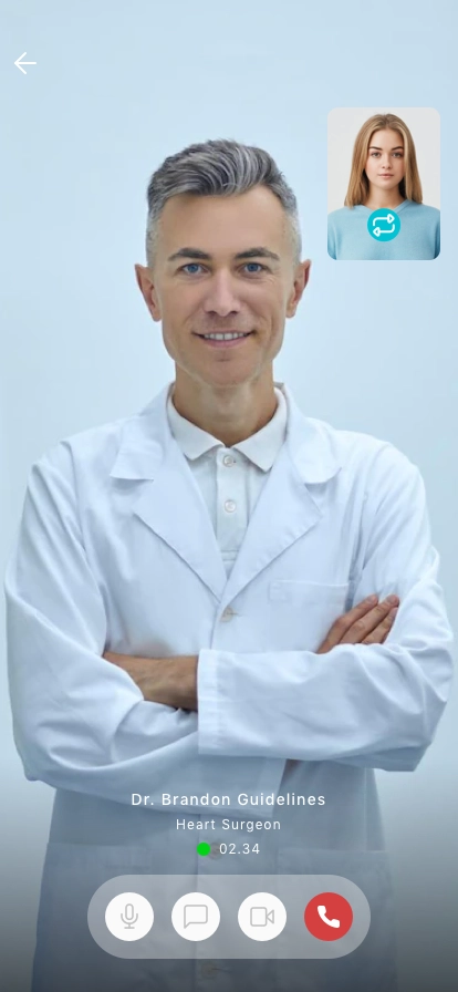 Online Doctor Consultation Mobile App UI Kit - Screenshot 5